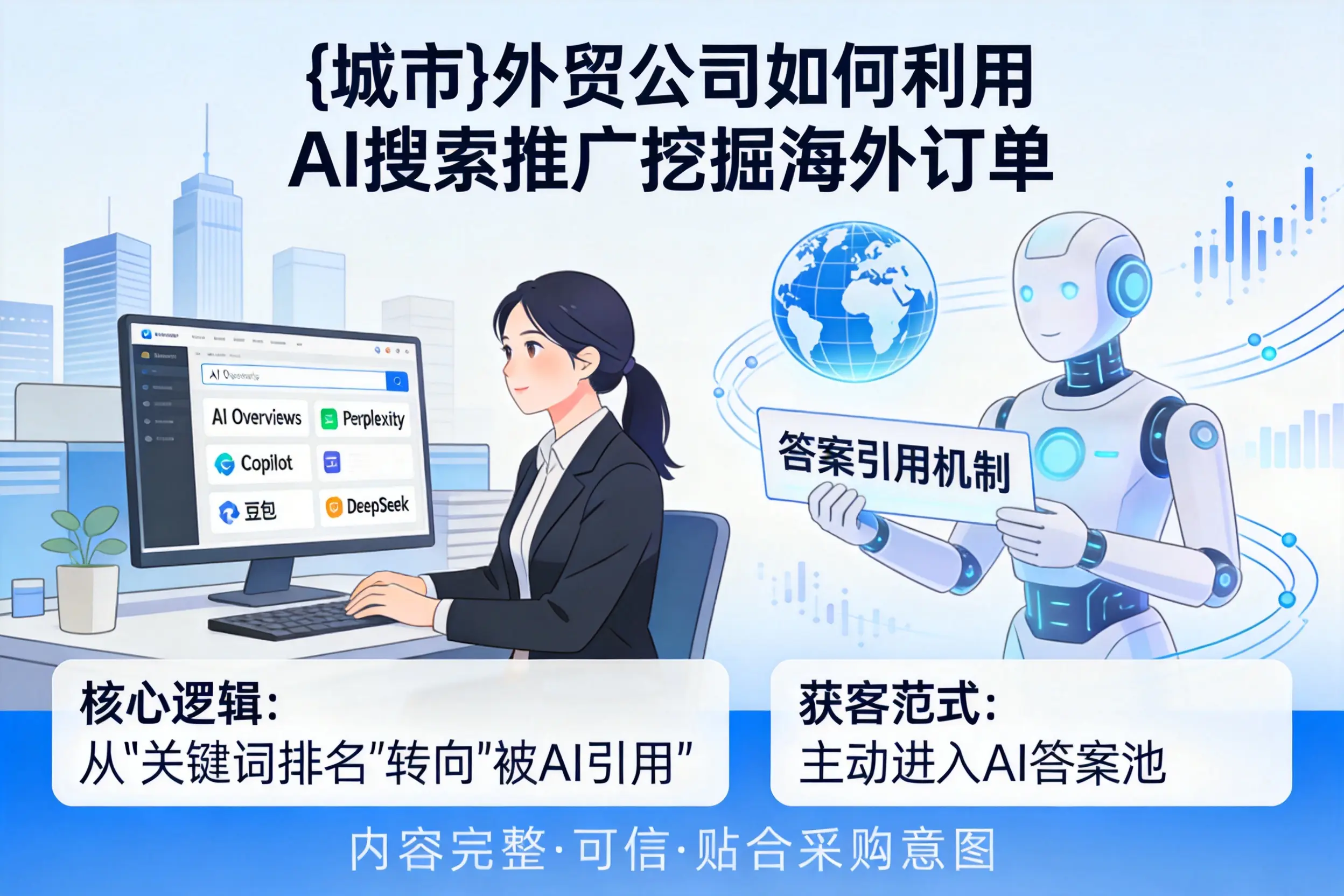 渭南外贸公司如何利用AI搜索推广挖掘海外订单